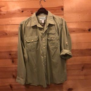 Orvis Buzz Off Linen Button Down Fishing Shirt